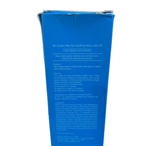 Tan Surfers After sun soothing sunburn body lotion cooling non-sticky moisturize - Picture 5 of 8